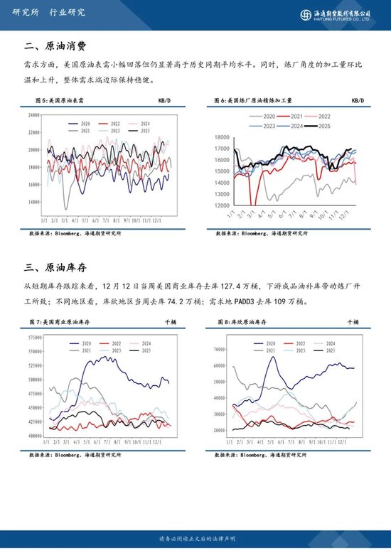 【周度数据追踪】成品油补库，原油压力略有缓解(图3)