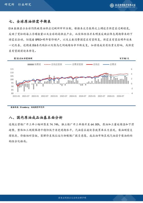 【周度数据追踪】成品油补库，原油压力略有缓解(图9)