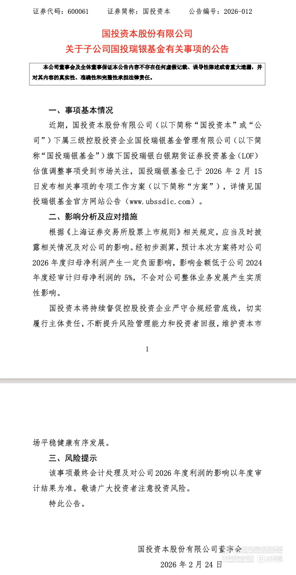 白银LOF复牌涨停溢价再破40% 国投资本首谈补偿方案影响(图1)