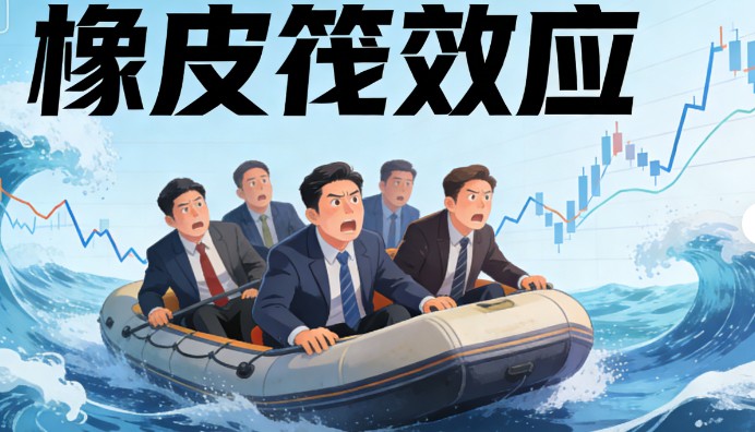 交易思维之橡皮筏效应(图1) 交易思维之橡皮筏效应