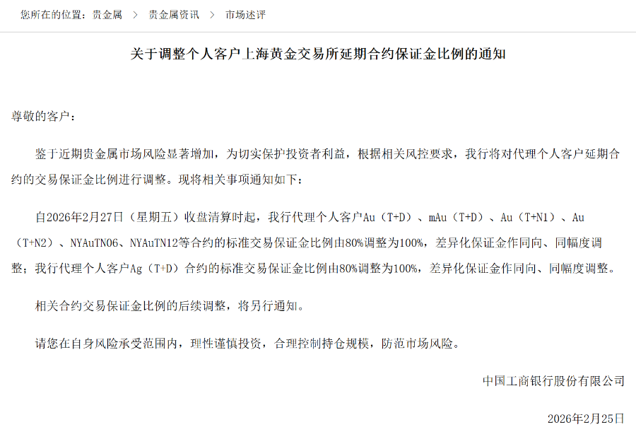 上调至100%！金价迅猛上涨，国有大行紧急出手(图2)