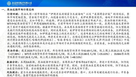 原油周报：中东战事升级，油价一路飙升(图2)